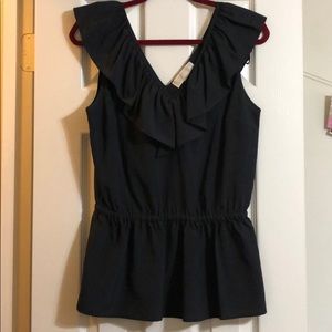 EUC Michael Kors Peplum Top
